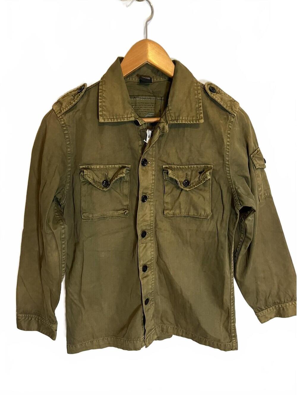 Y2K 2007 Paul Frank Army Green Utility Jacket Girls Medium Cotton